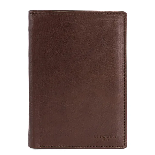 Le Tanneur Gary Portefeuille Cuir Vertical 10 Cartes Homme