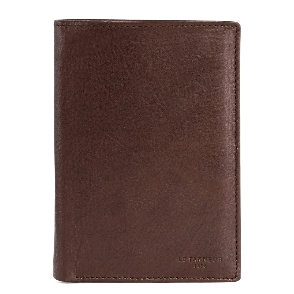 Le Tanneur Gary Portefeuille Cuir Vertical 10 Cartes Homme
