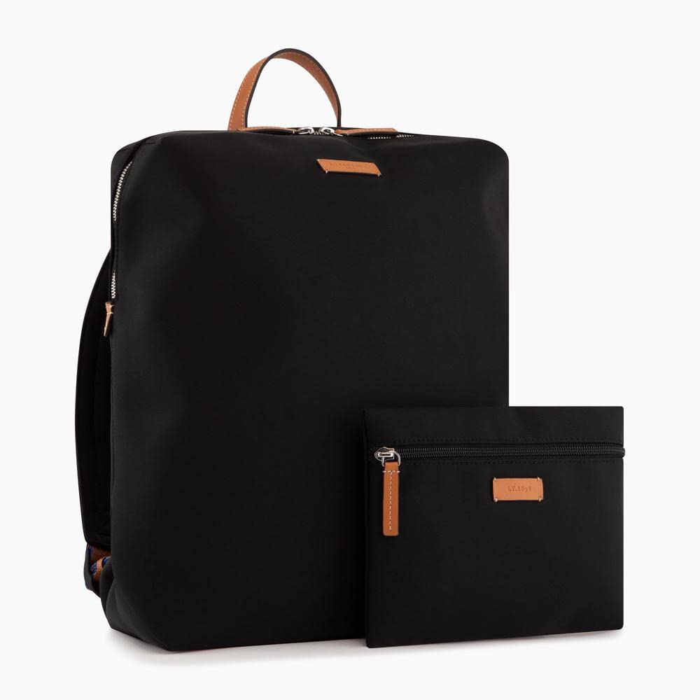 Le Tanneur Handbags Simon Sac à dos cuir toile 30x37 cm