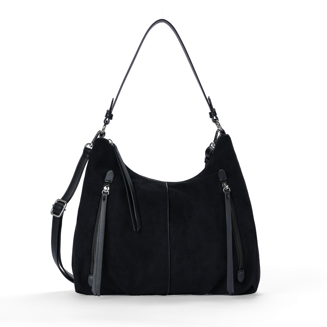 Mac Alyster Captivante sac besace synthétique noir 33x22 cm