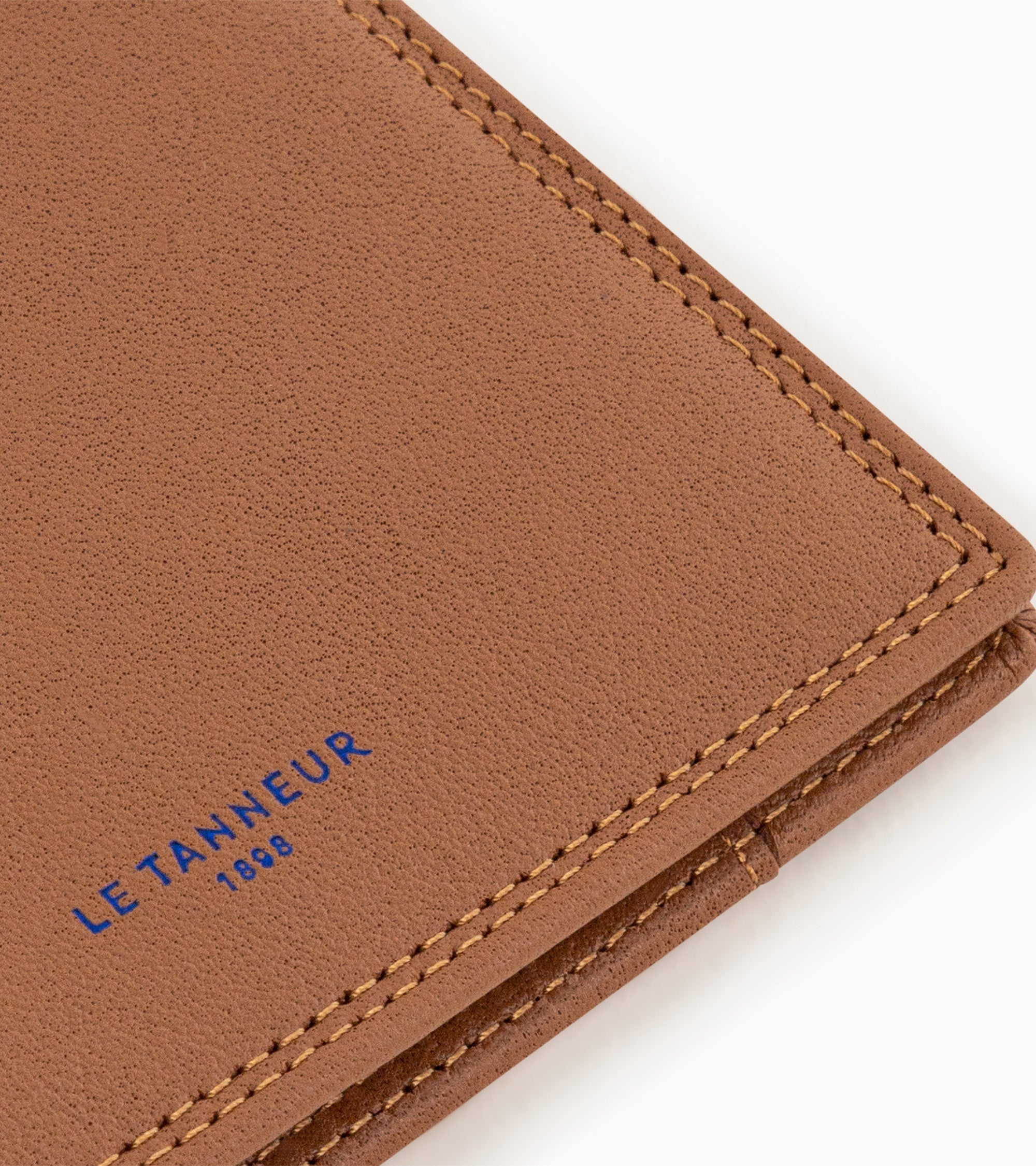 Le Tanneur Martin porte-cartes cuir marron billets