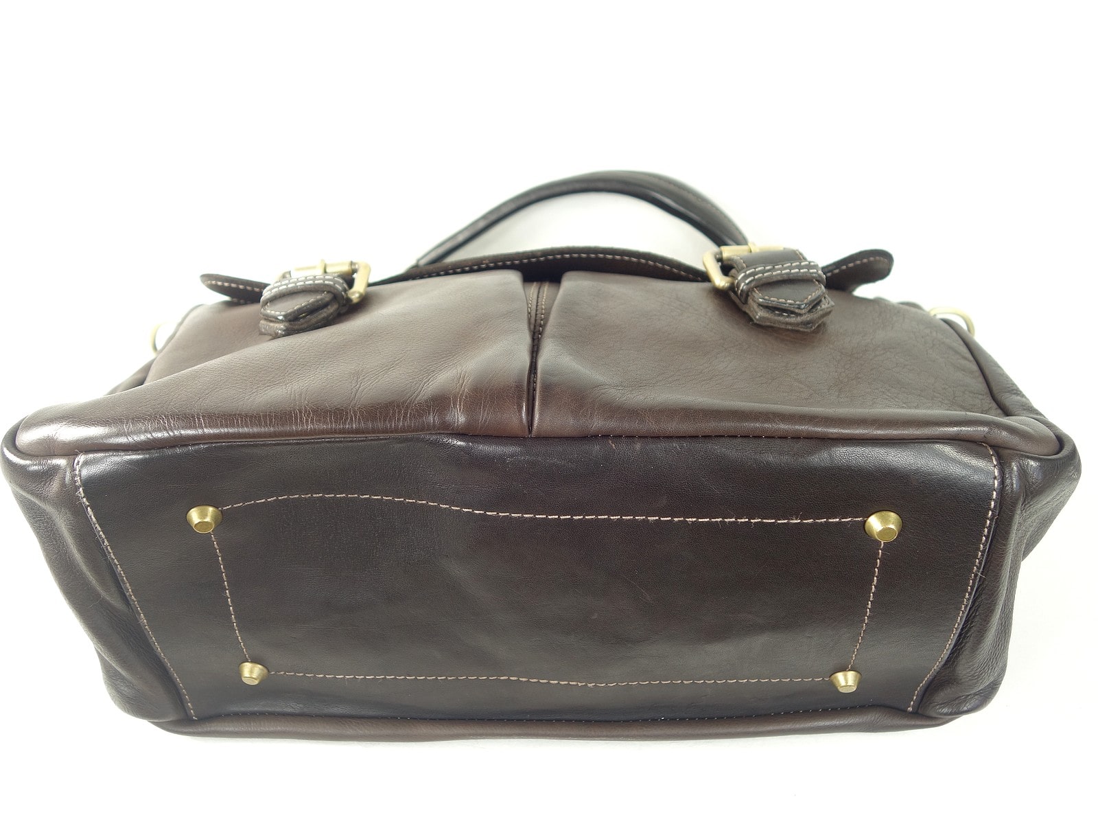 Collection Esprit Cuir Toni cartable cuir brun homme