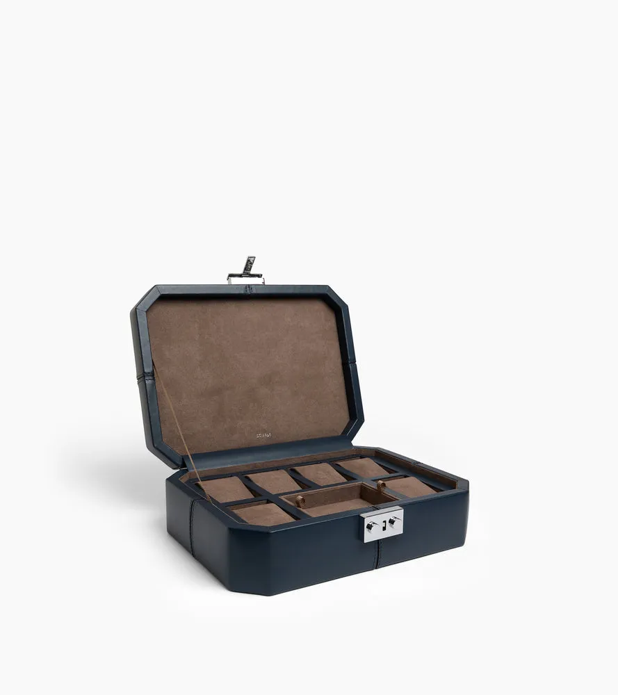 Le Tanneur coffret 6 montres cuir Twilight Blue