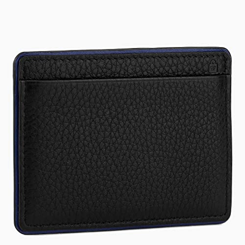Le Tanneur Augustin porte-cartes cuir grainé anti-RFID