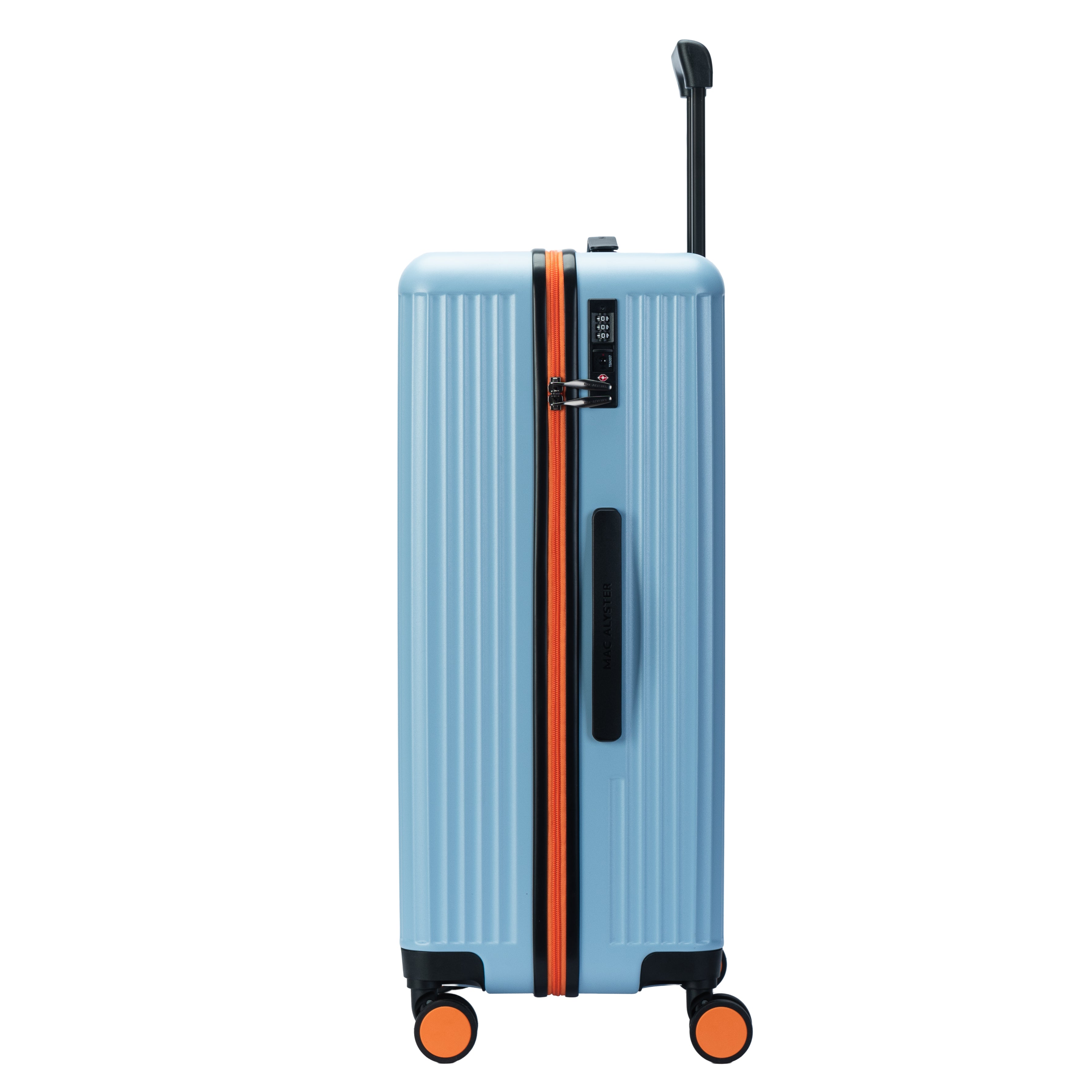 MAC ALYSTER BLOOM valise rigide bleue L 70 cm polycarbonate