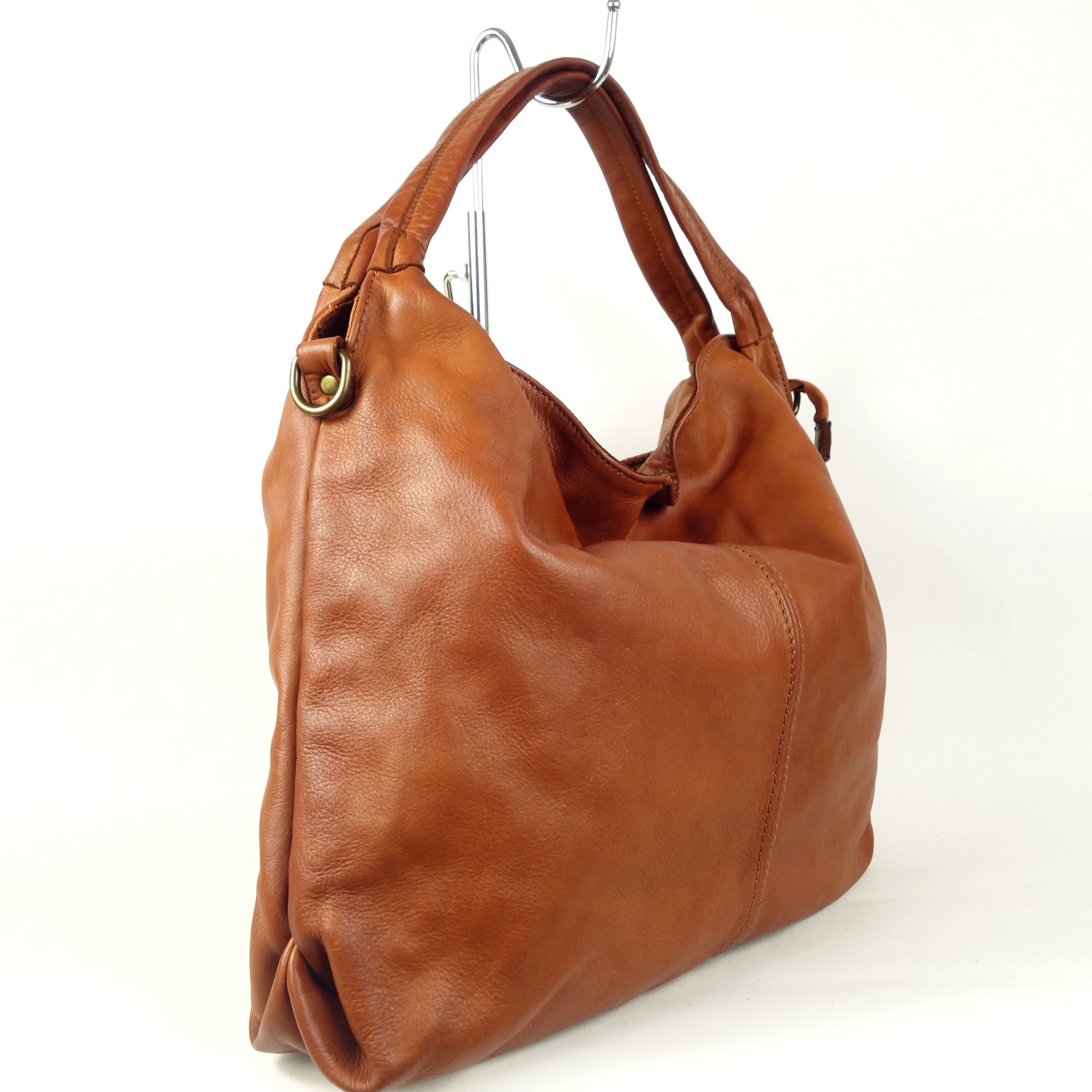 Collection Esprit Cuir Olympia grand sac cuir cognac A4