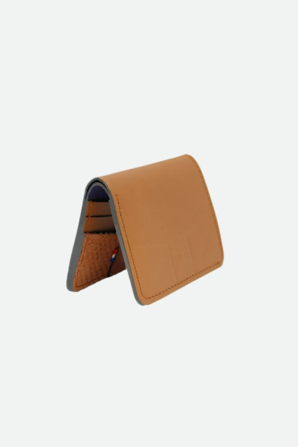 Nodie's Arsène portefeuille cuir camel saumon