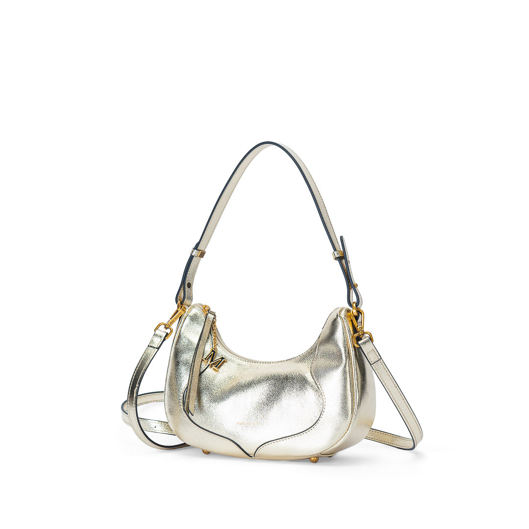 MAC ALYSTER Ines sac demi-lune noir cuir