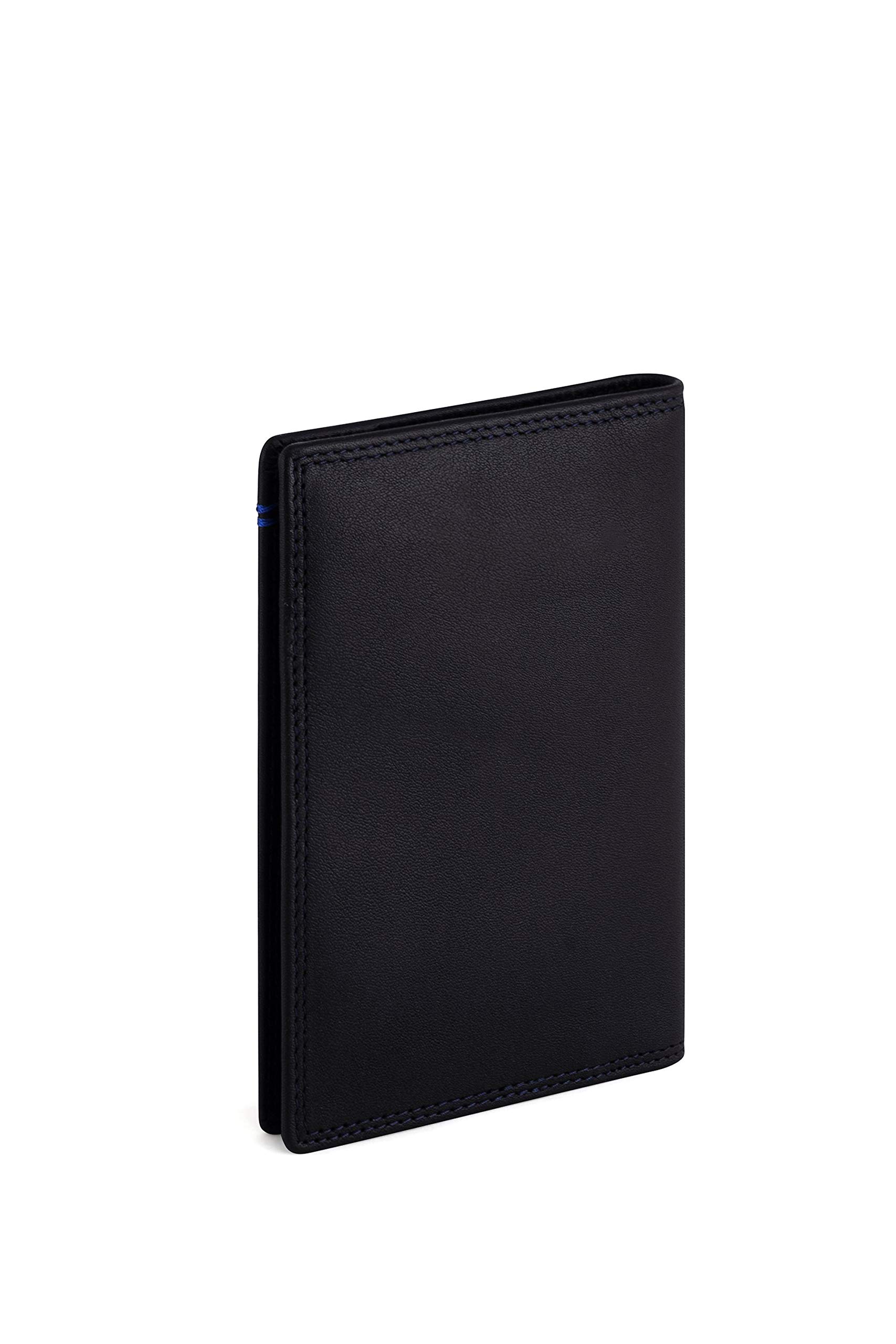 Le Tanneur Charles porte-monnaie boîte cuir noir homme