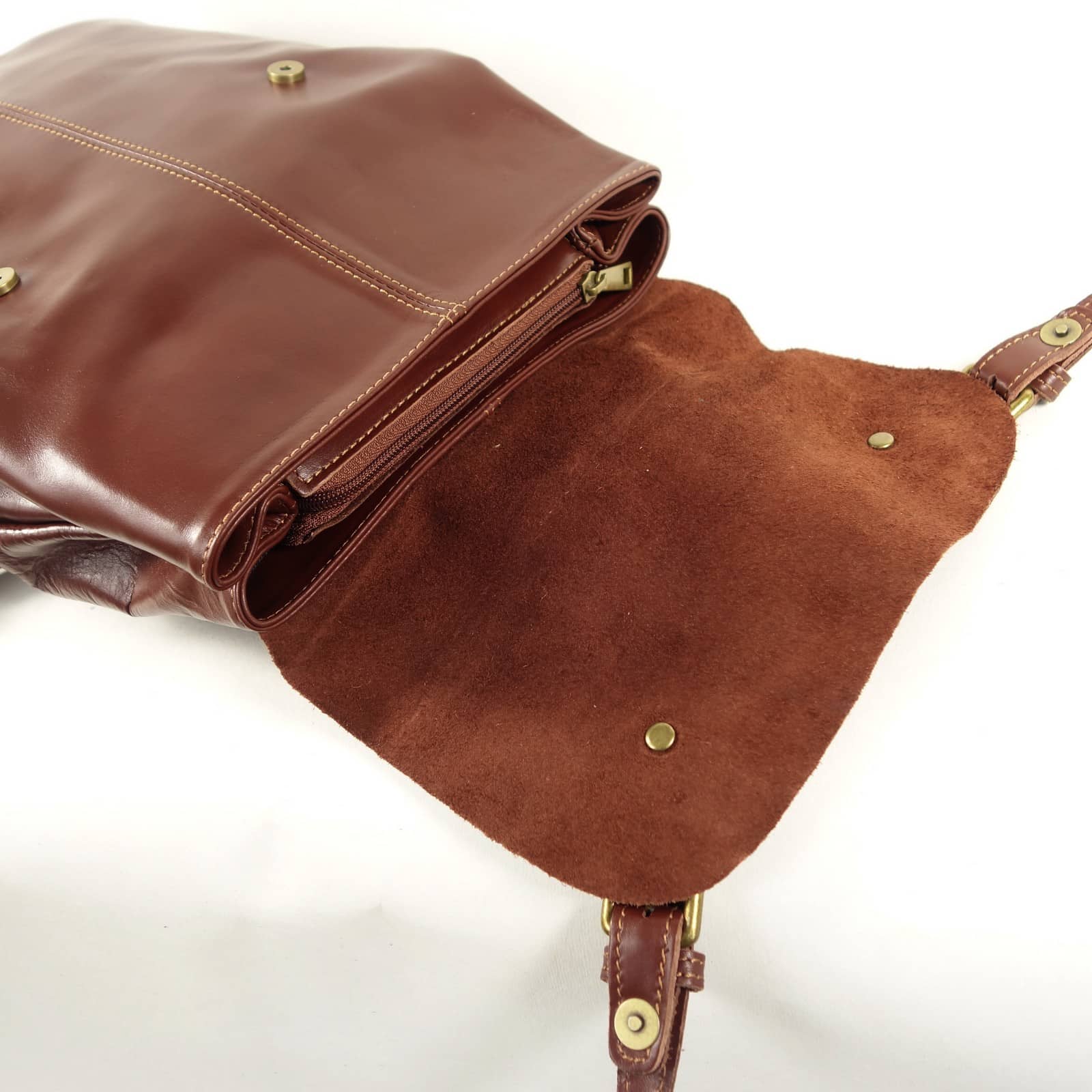 Collection Esprit Cuir Summer sac à dos marron cuir lisse femme