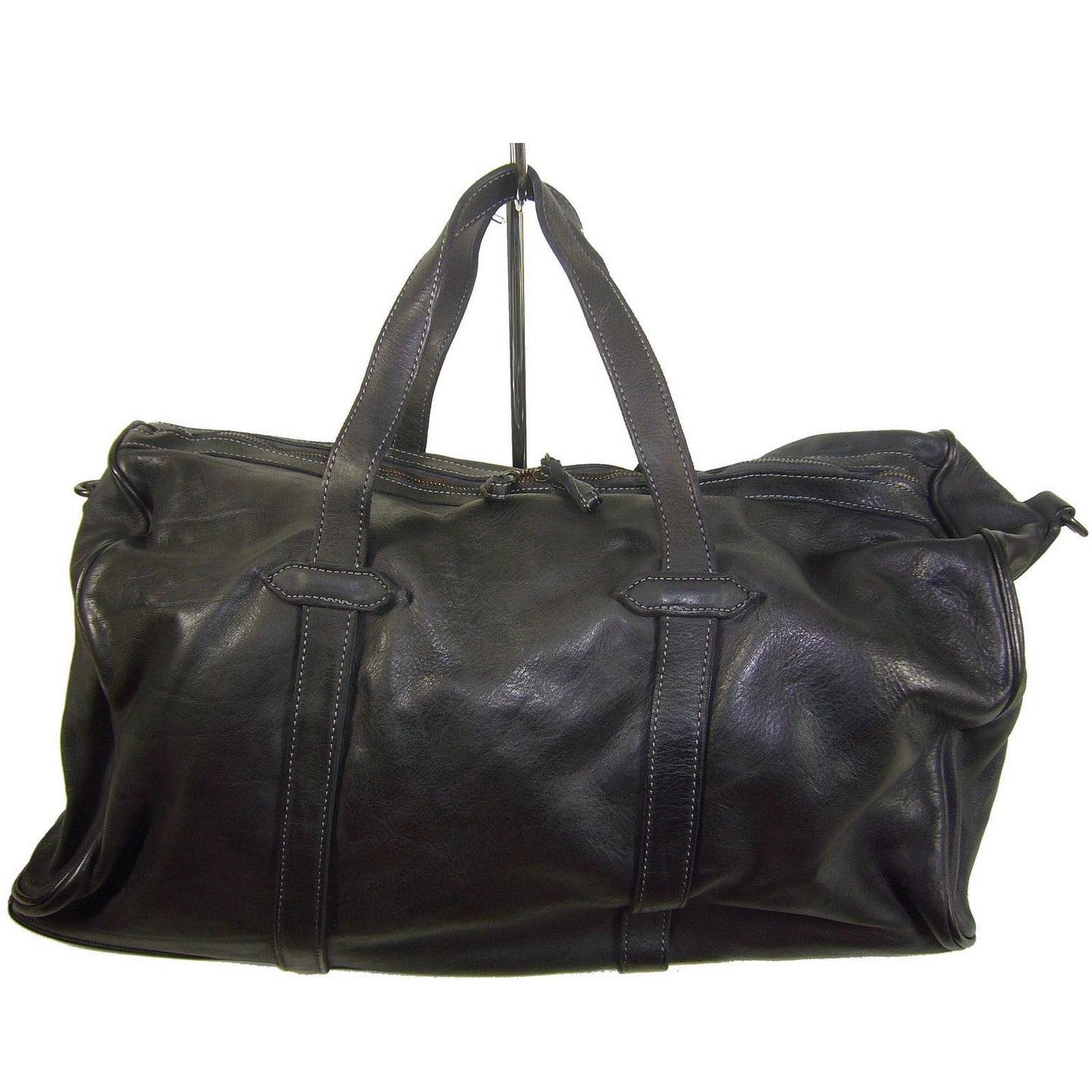 Collection Esprit Cuir ROMEO sac main noir cuir 24h
