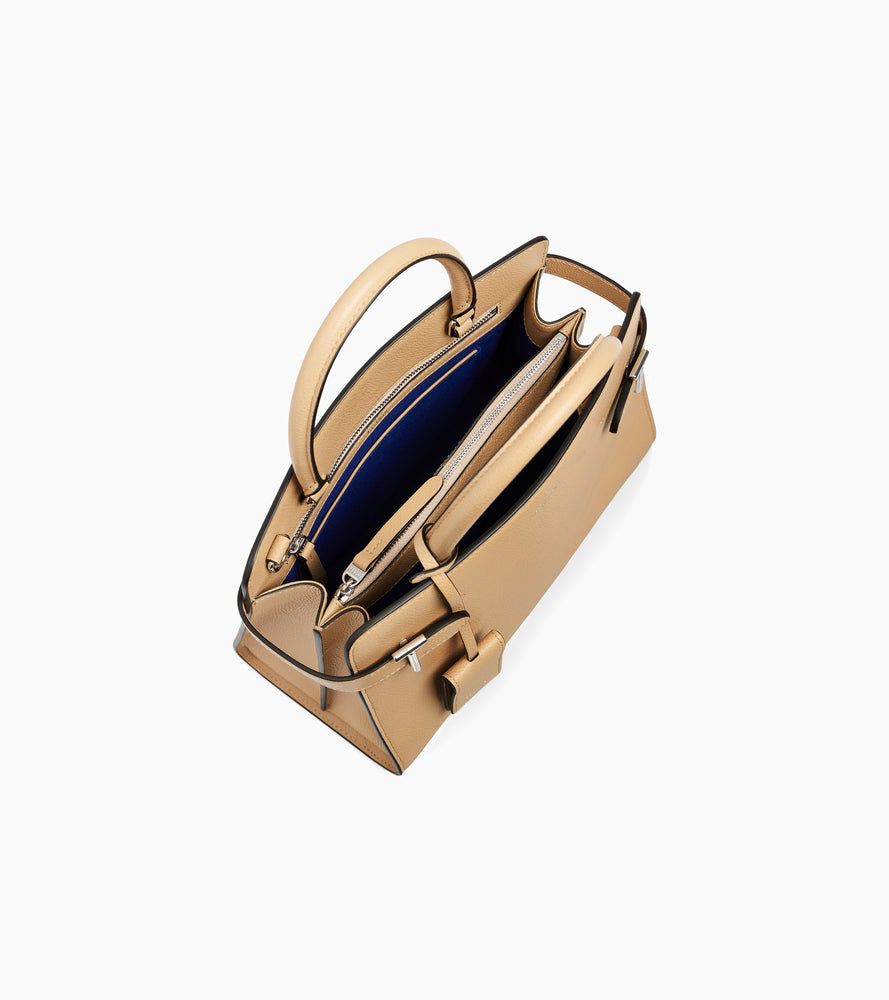 Le Tanneur Emilie sac moyen cuir grainé desert