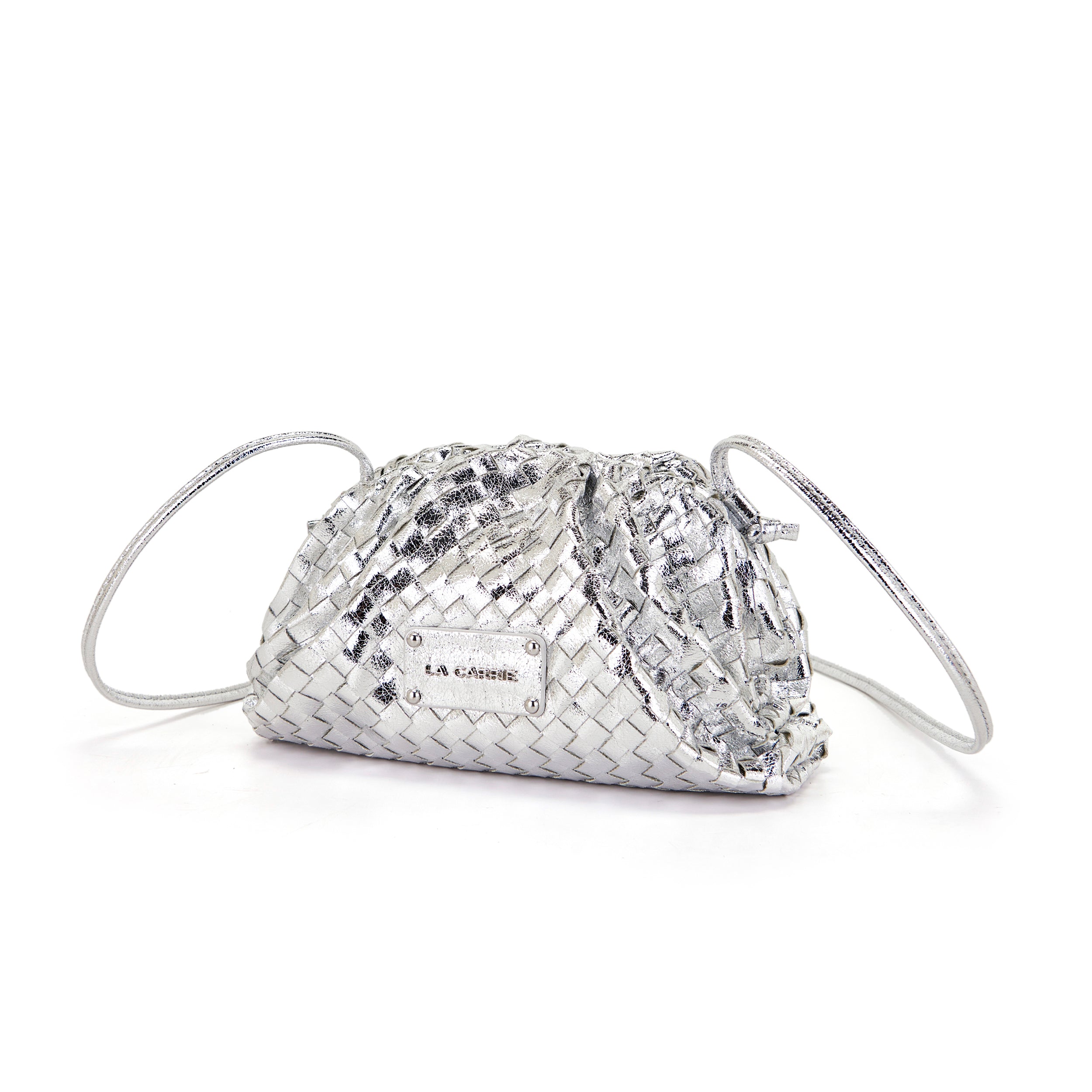 La Carrie Capsule Small sac bandoulière doré métallisé
