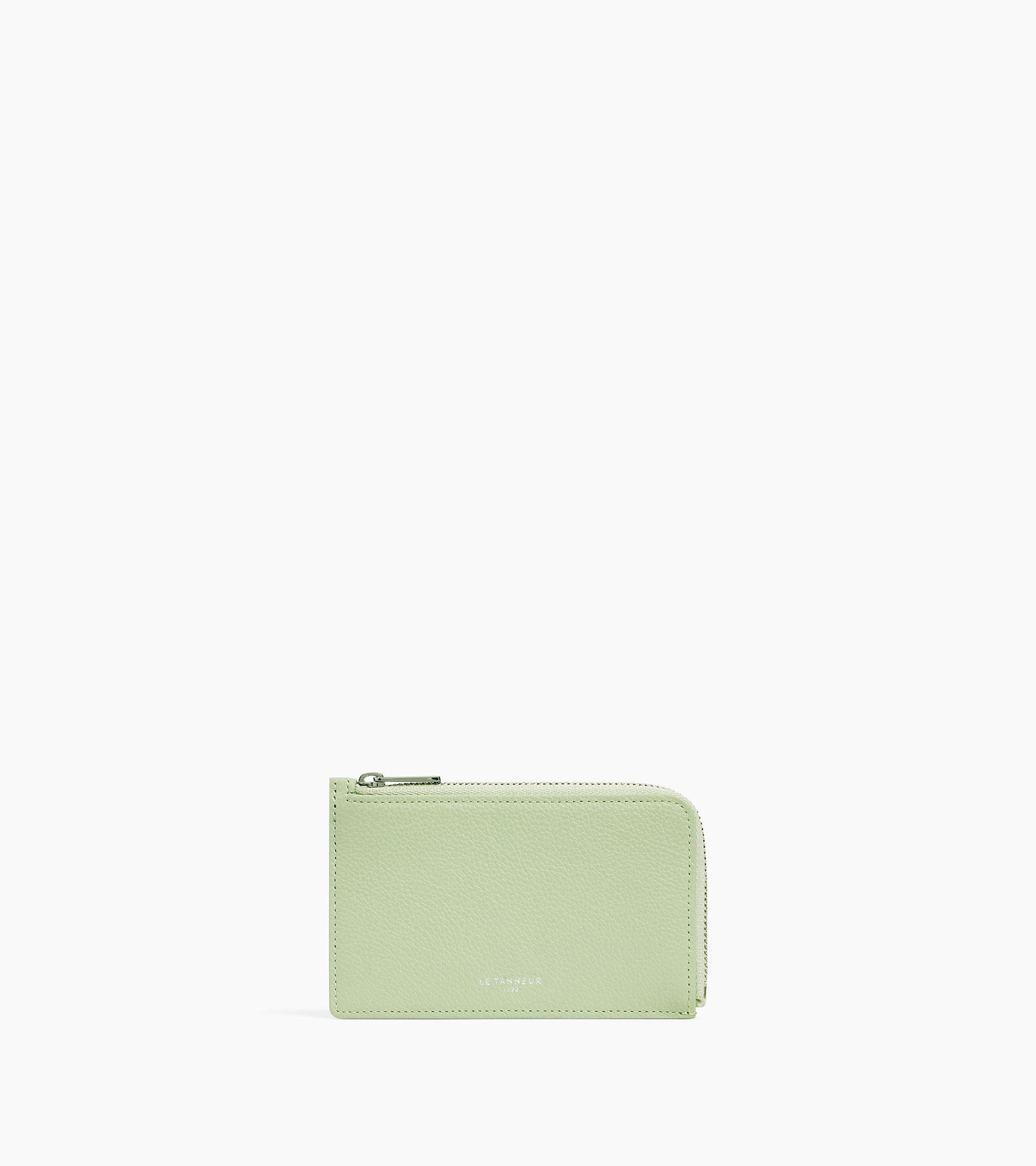 Le Tanneur Emilie porte-cartes zippé cuir grainé en L