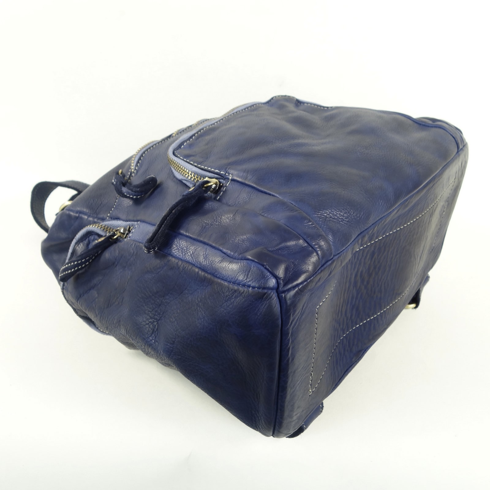 Collection Esprit Cuir Sac à dos Milo sac à dos cuir bleu marine