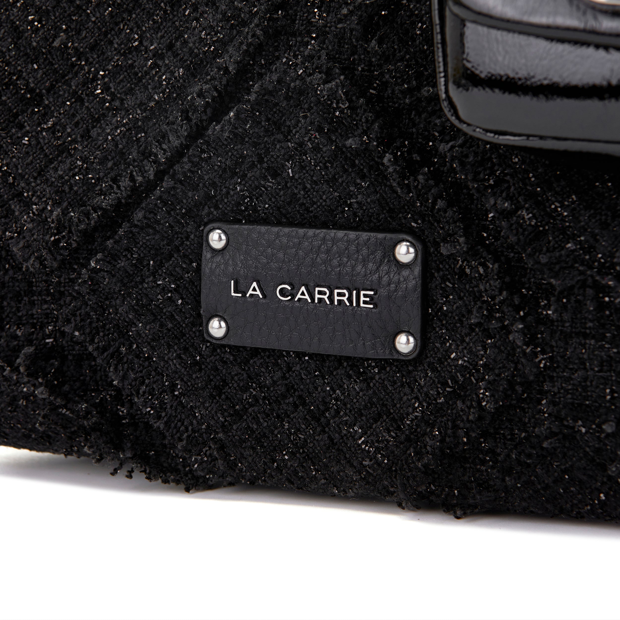La Carrie Isabel Cross sac épaule black toile 32 cm