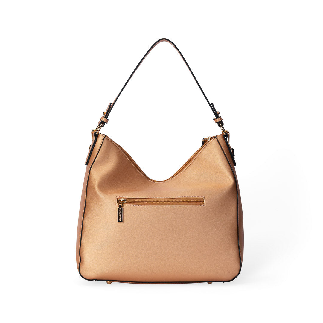 MAC ALYSTER Tentation sac épaule hobo argent clouté