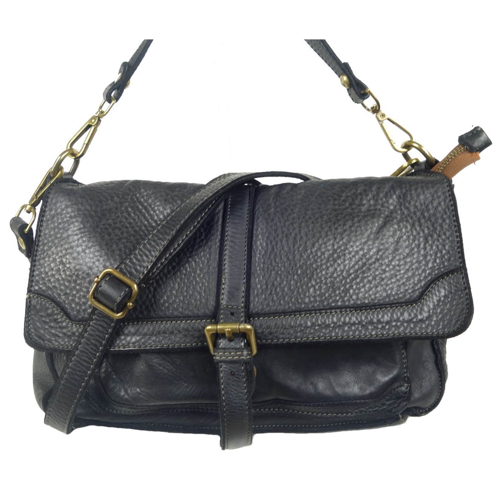 Collection Esprit Cuir ROSITA sac épaule noir cuir
