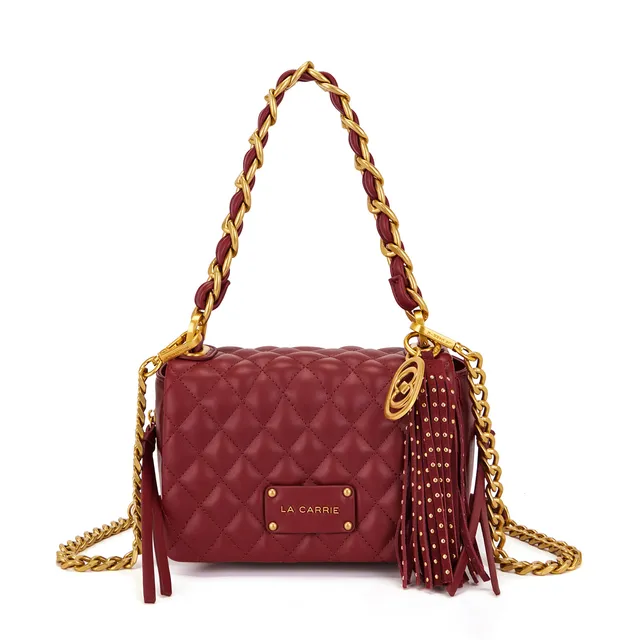 La Carrie Touchy Isabel sac bandoulière rouge 21x10x13cm