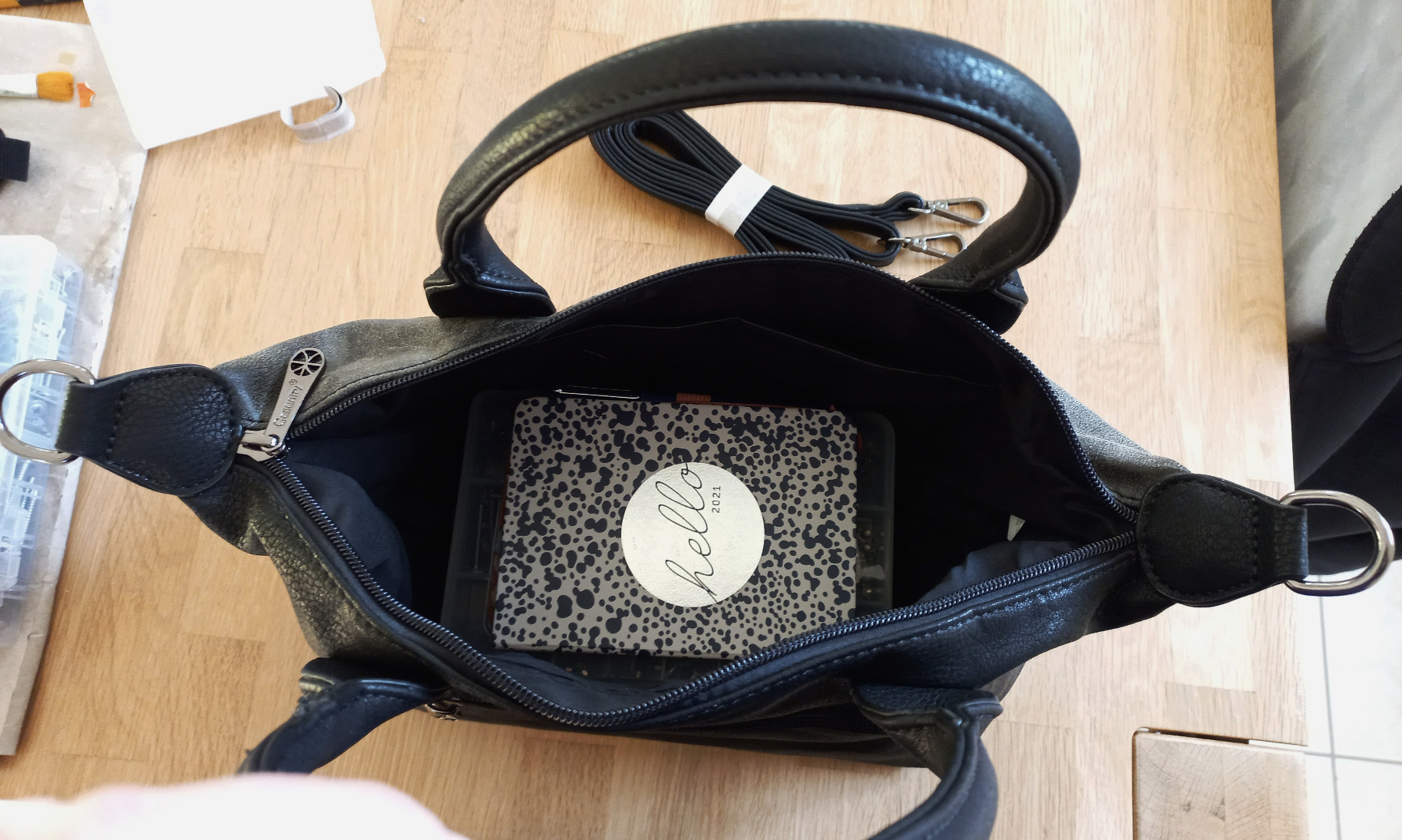 Gallantry Sacs Bandoulière Sac Paillettes Beige Noir Doré