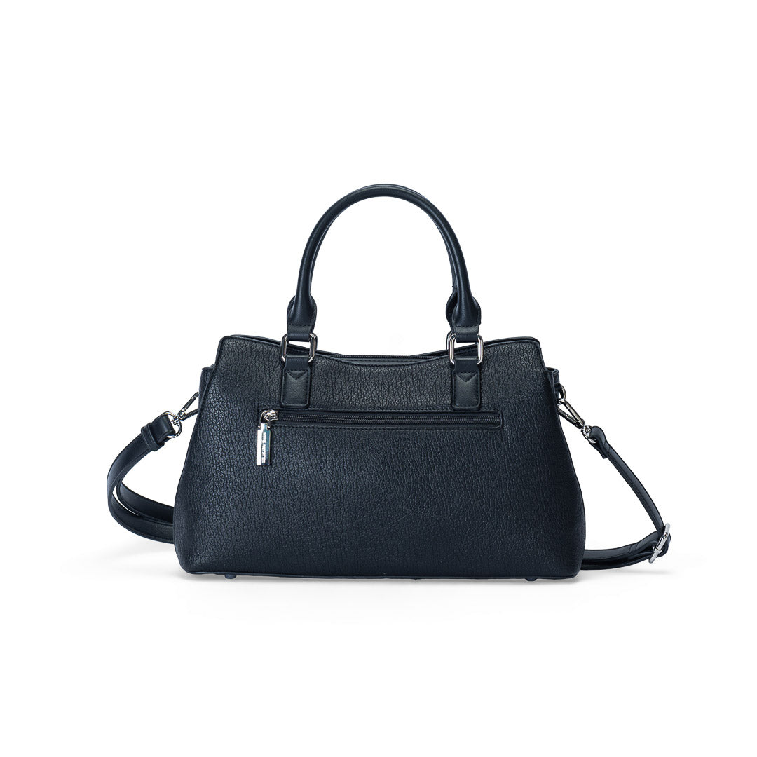 MAC ALYSTER Contraste sac main bandoulière noir