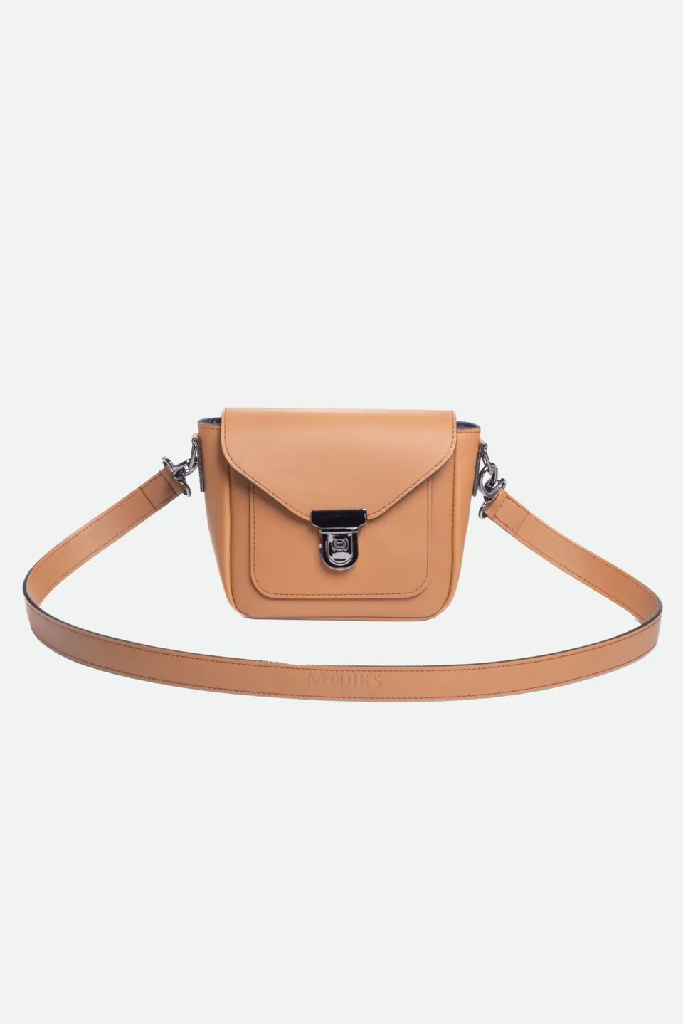 Nodie's Isée mini sac bandoulière camel lisse cuir