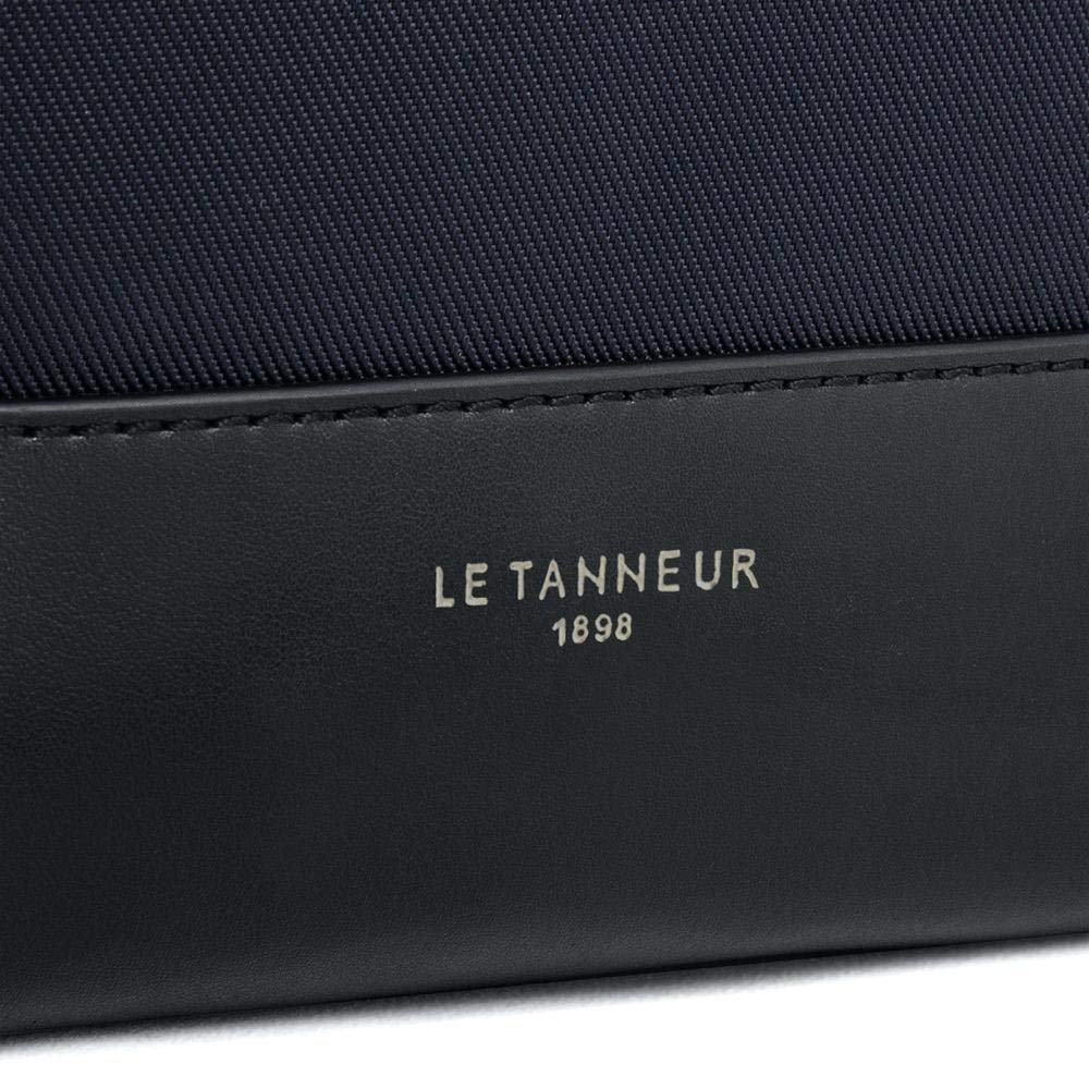 Le Tanneur Gaspard sacoche bandoulière cuir toile homme