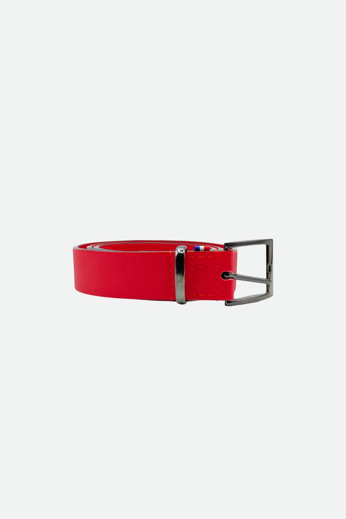 Nodie's Hazel ceinture rouge grainé cuir homme