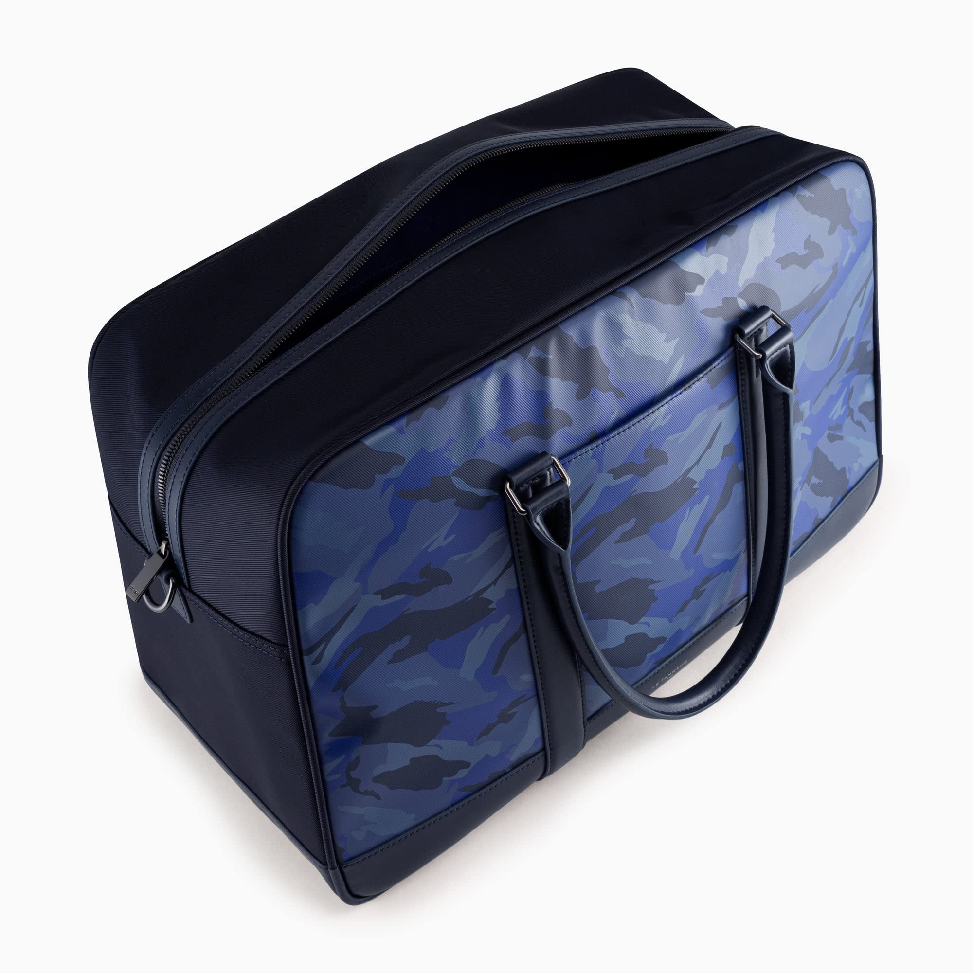Le Tanneur Gaspard sac de voyage 48h toile cuir 46 cm