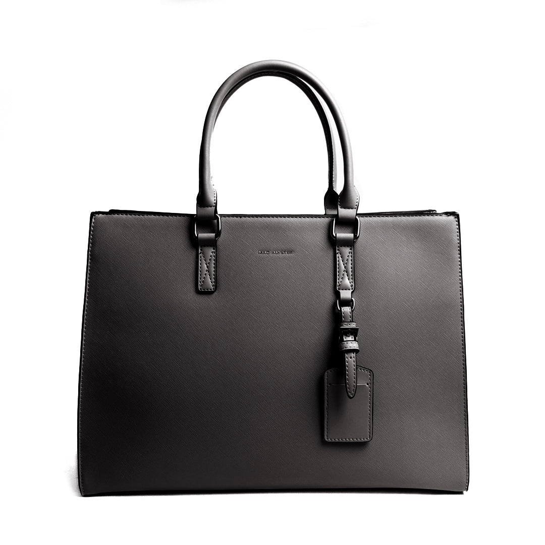 MAC ALYSTER 762 sac shopping A4 Noir 3 compartiments