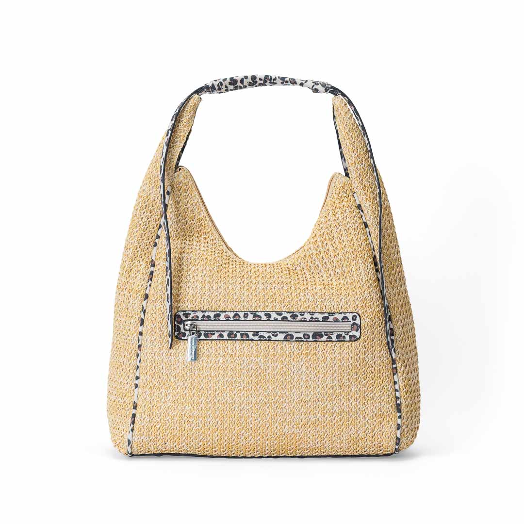MAC ALYSTER SAINT-MALO Sac hobo Léopard souple épaule