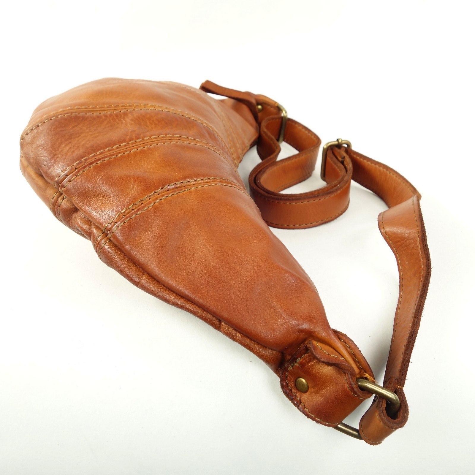 Collection Esprit Cuir Alma sac banane cuir marron femme