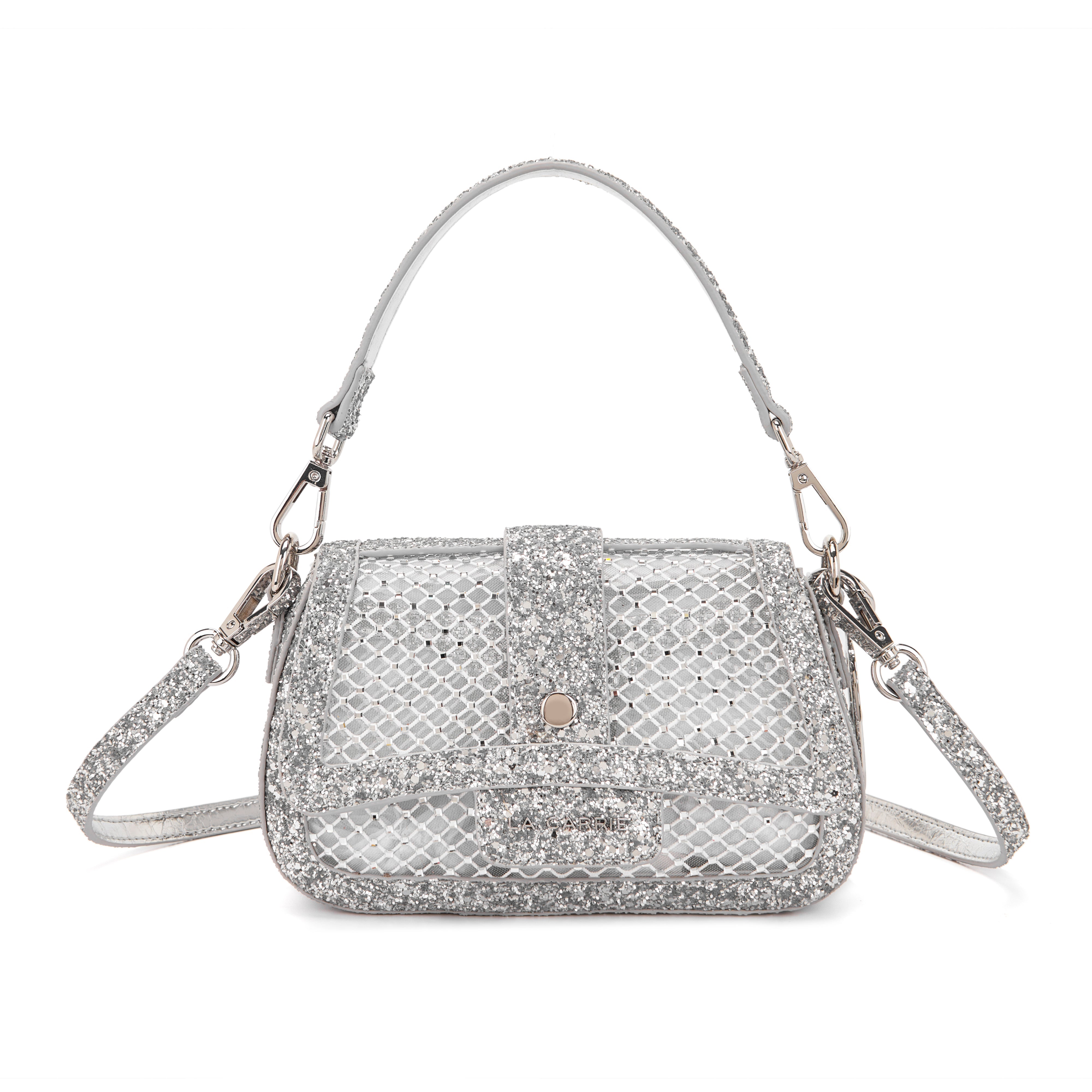 La Carrie Night Edition sac bandoulière blanc 20x6x12