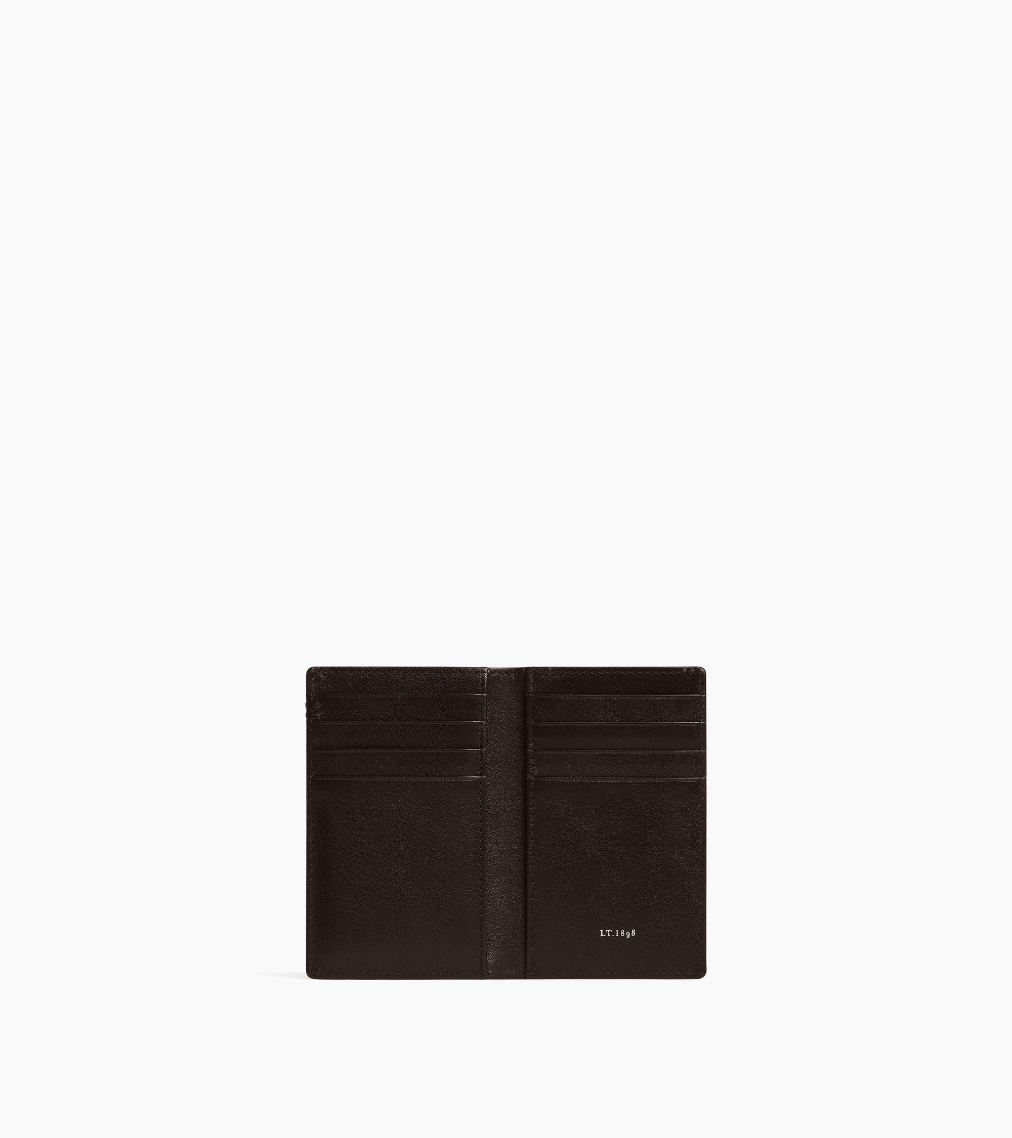 Le Tanneur Lucien porte-cartes cuir huilé marron