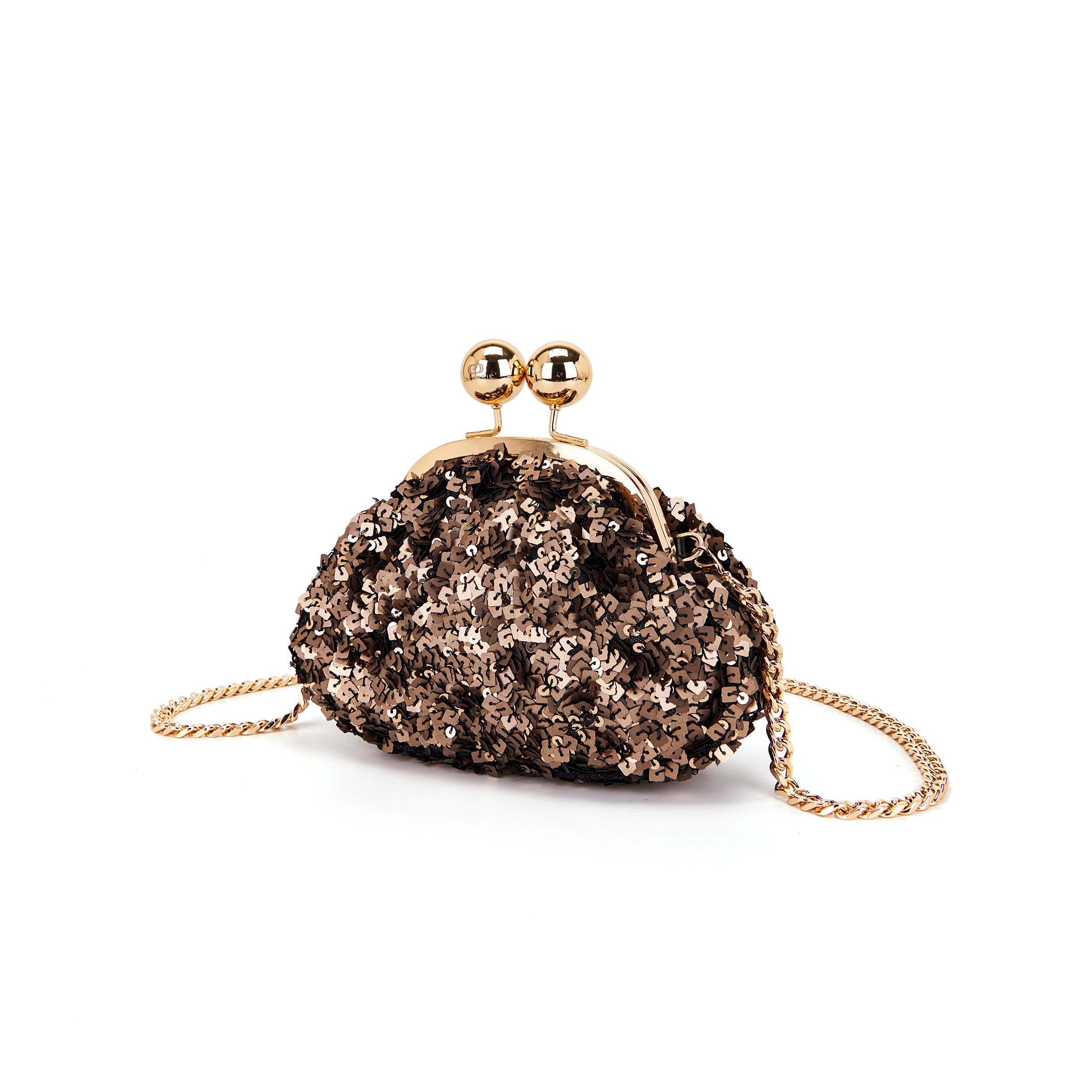 La Carrie Bag Capsule sac bandoulière bronze 25x8x14cm