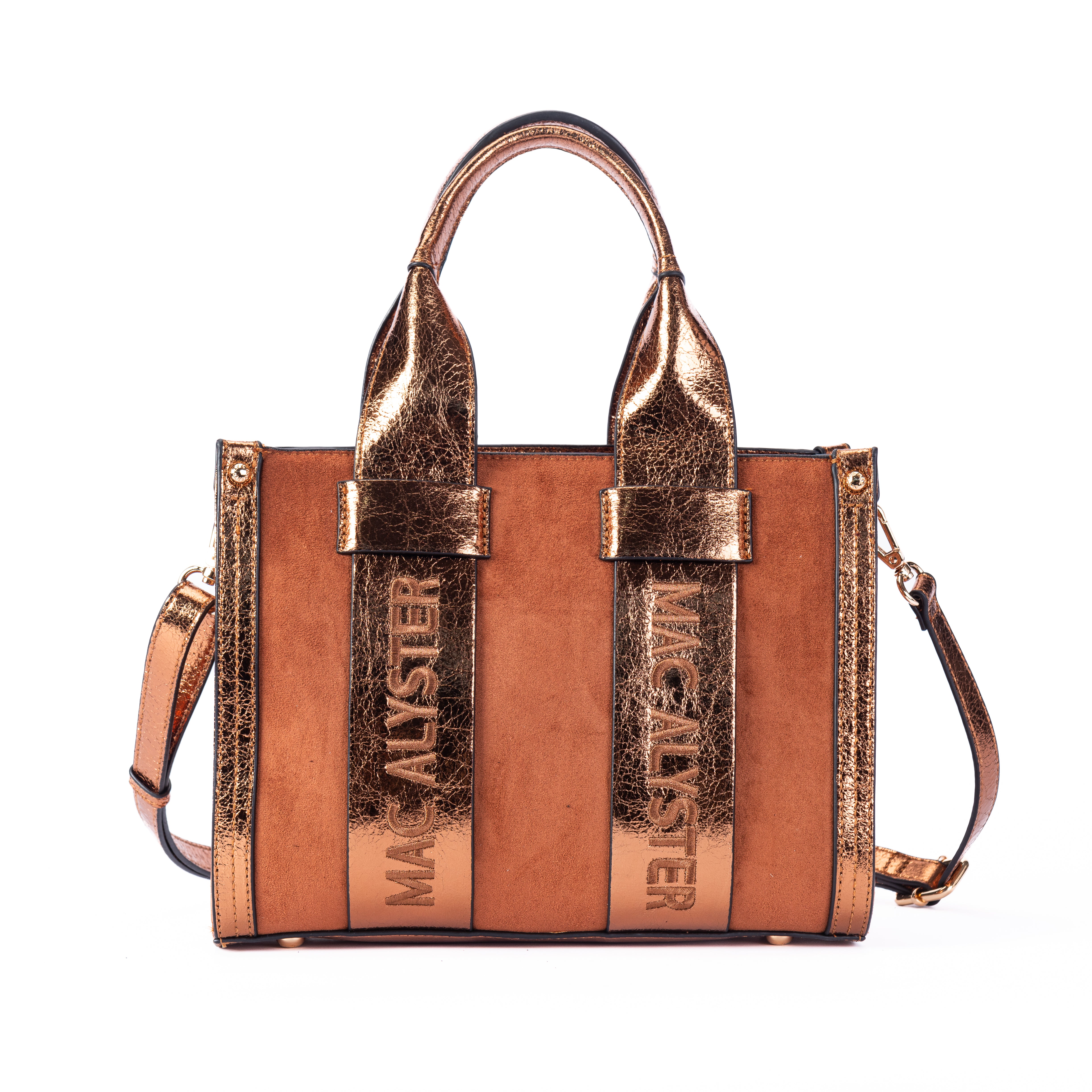 Mac Alyster Capsule Clover petit cabas noir daim