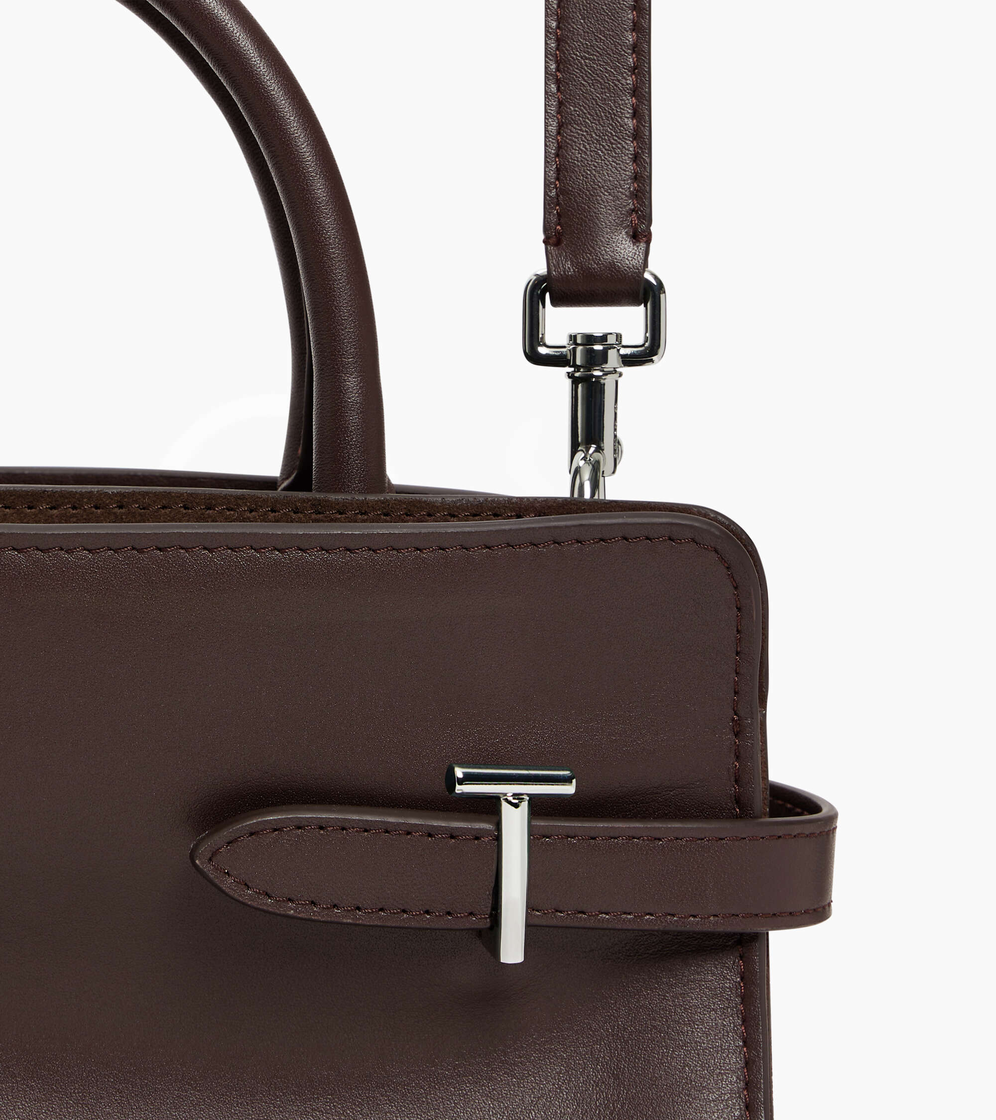 Le Tanneur Emie sac à main cuir marron Arabica