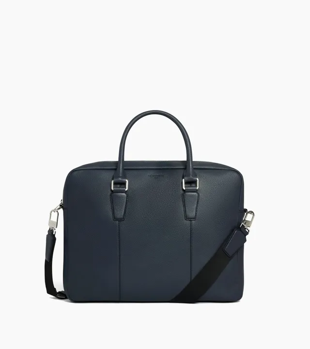 Le Tanneur Marceau porte-documents cuir Twilight Blue 14"