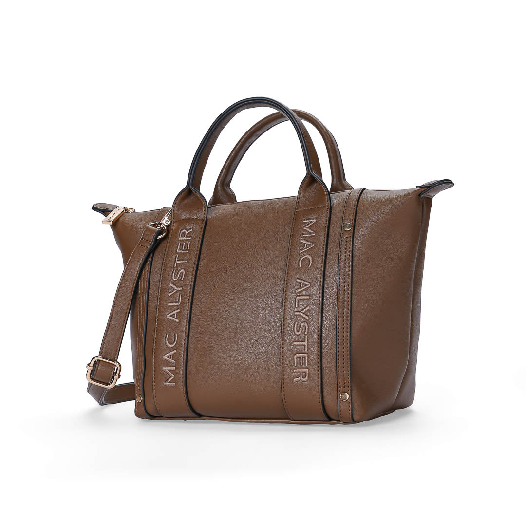 MAC ALYSTER ABRIELLE BASIC sac à main taupe 34 cm