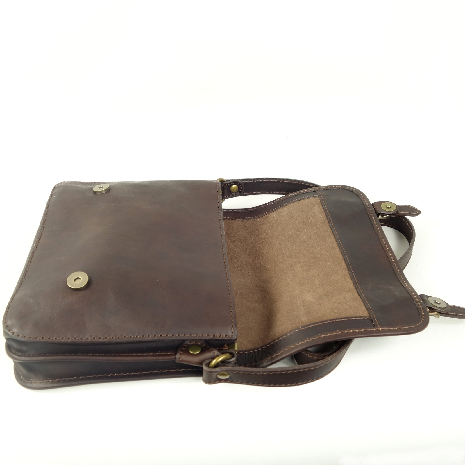 Collection Esprit Cuir Otello sacoche marron cuir vintage
