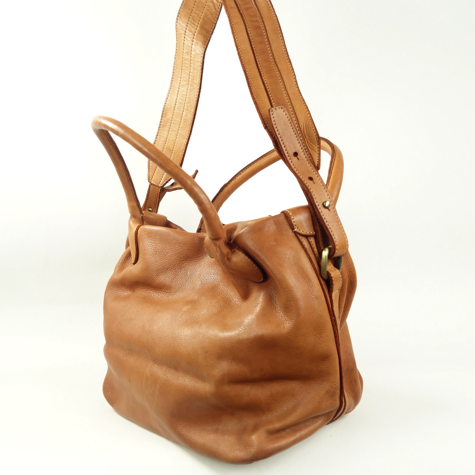 Collection Esprit Cuir Mina sac main camel cuir