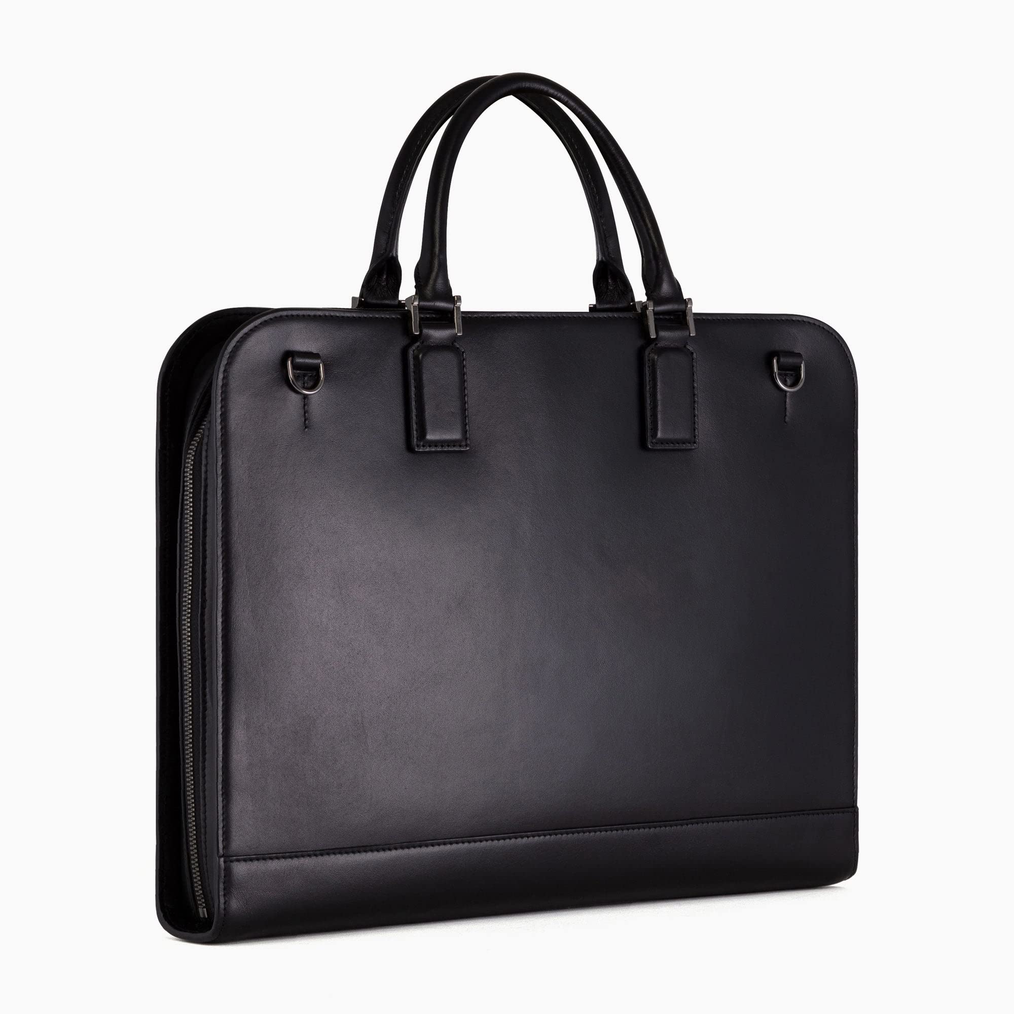 Le Tanneur Honoré porte-documents cuir slim 15" 40 cm