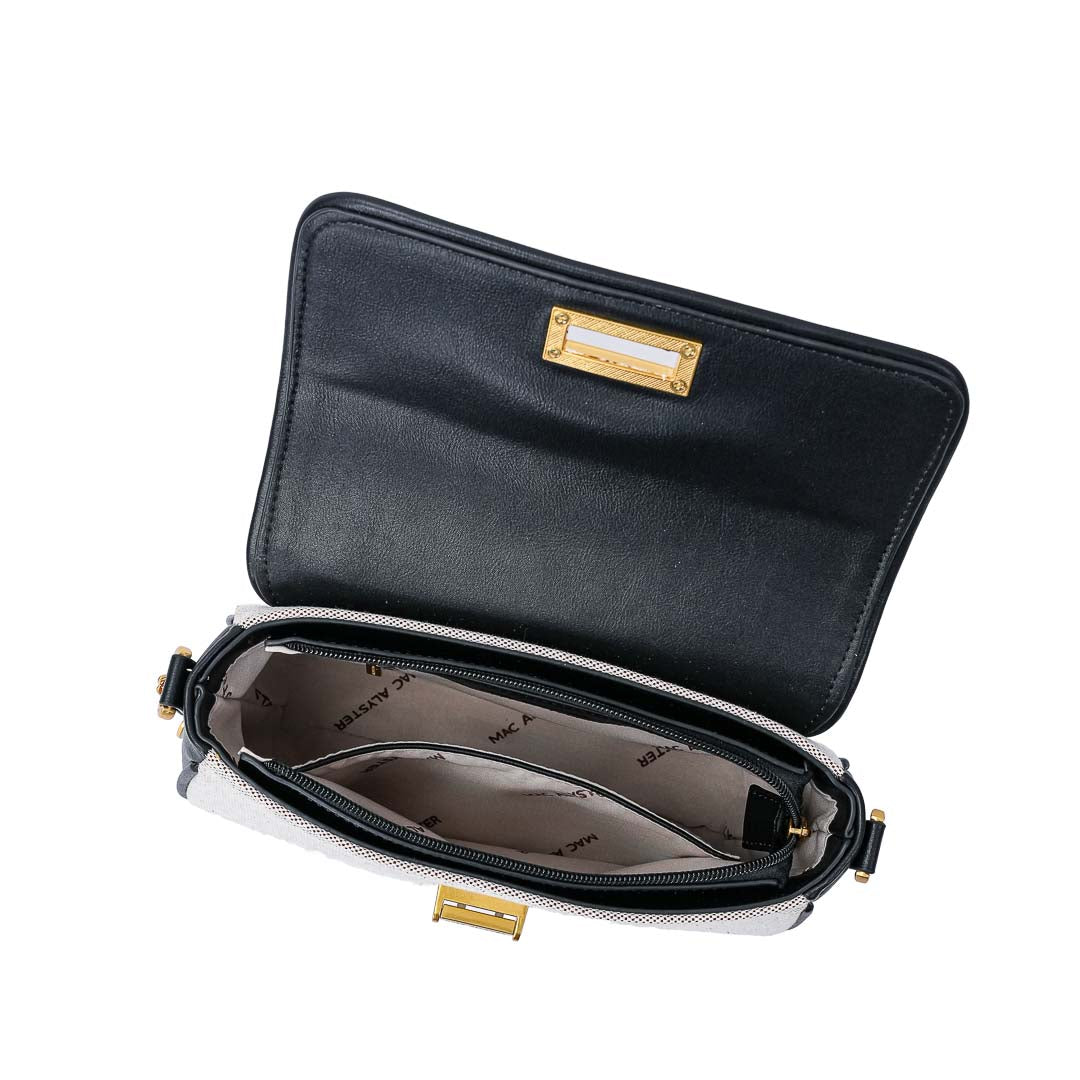 MAC ALYSTER Regard sac bandoulière noir