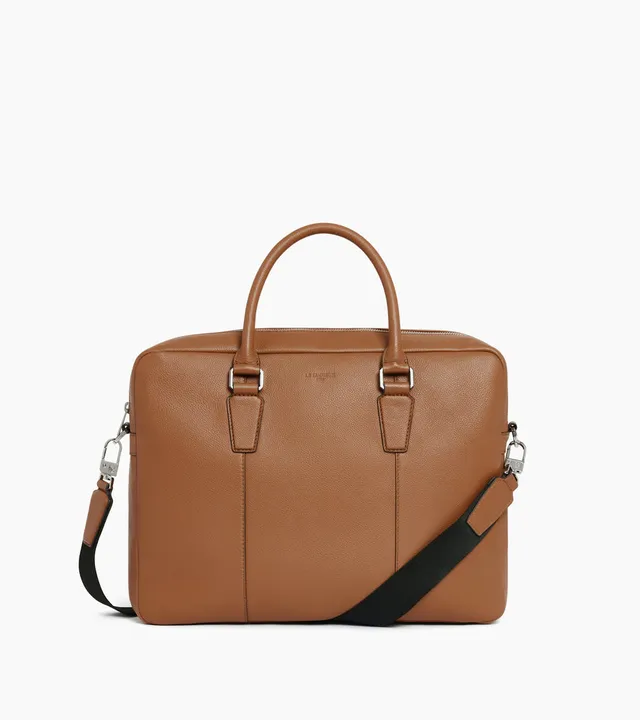 Le Tanneur Marceau porte-documents 15" cuir grainé marron