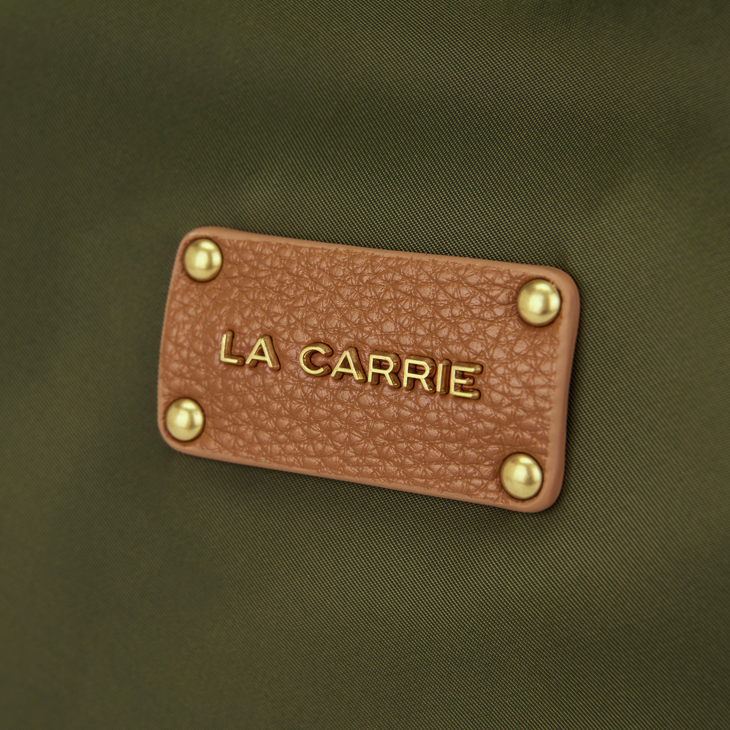La Carrie Dark Wave sac bandoulière vert nylon 34x23 cm