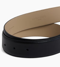 Le Tanneur ceinture cuir lisse homme boucle ronde 35 mm