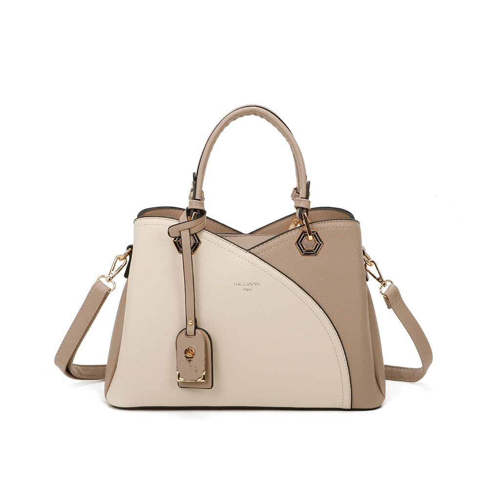 Gallantry Harmonie Trio sac à main beige taupe cuir