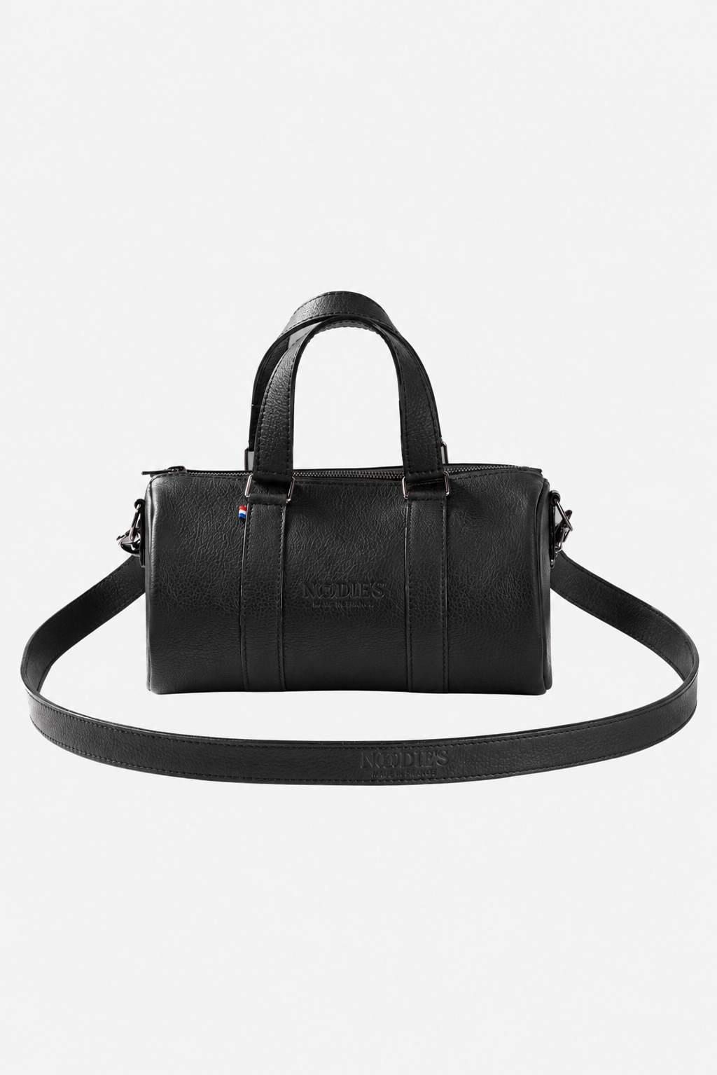 Nodie's Jim noir grainé sac bowling femme cuir 5L