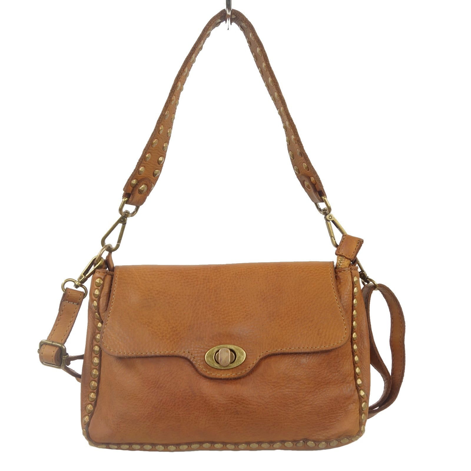 Collection Esprit Cuir MARIETTE pochette cuir naturel