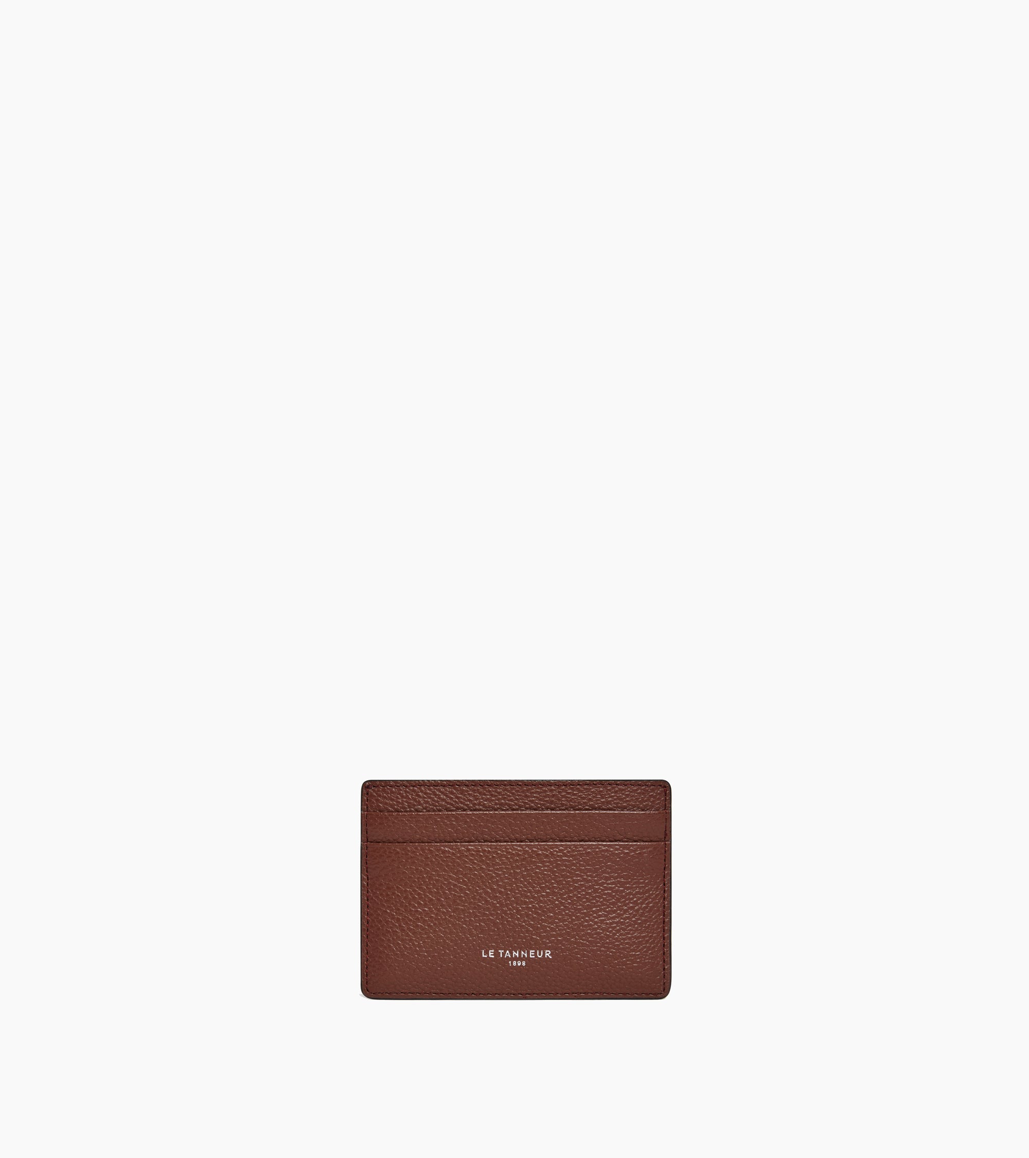 Le Tanneur Emile porte-cartes cuir grainé homme